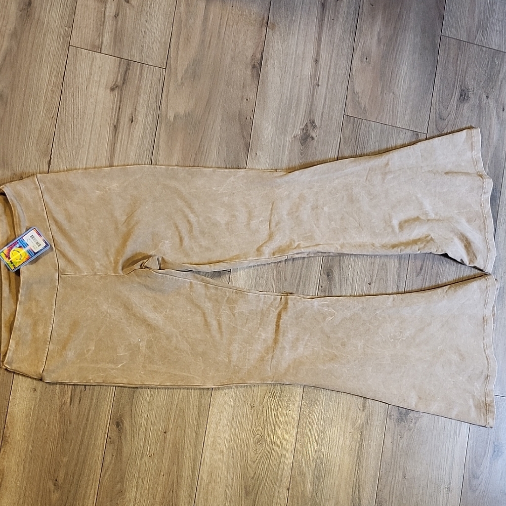 Women’s Boot Cut Flare Pants in Light Taupe
